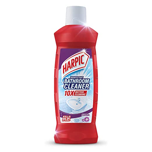 Harpic Bathroom Cleaner Floral 10X Better Cleaning  ( Red )