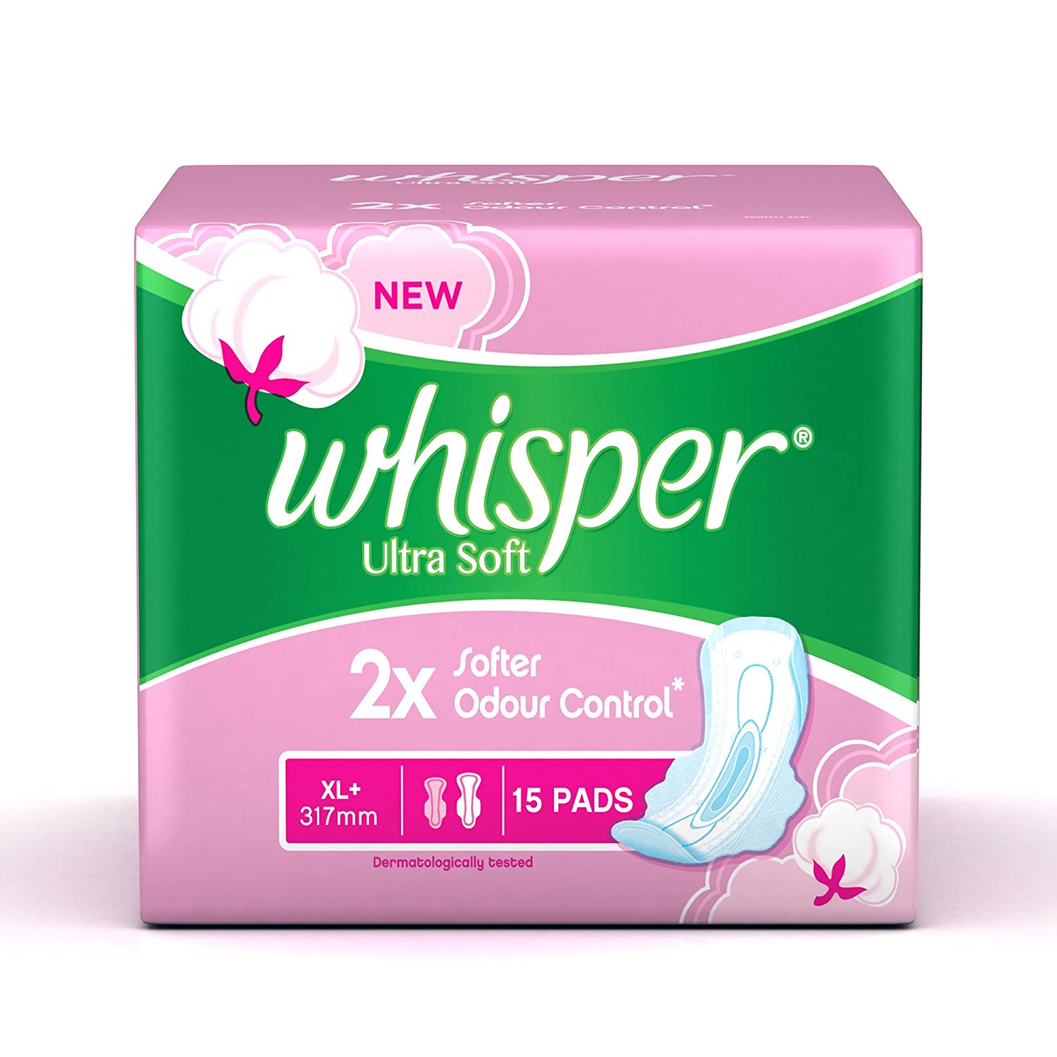 WHISPER ULTRA SOFT XL+ 15 PADS