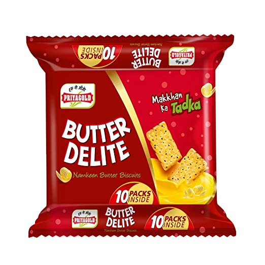 Priyagold Butter Delite Namkeen Butter Biscuits