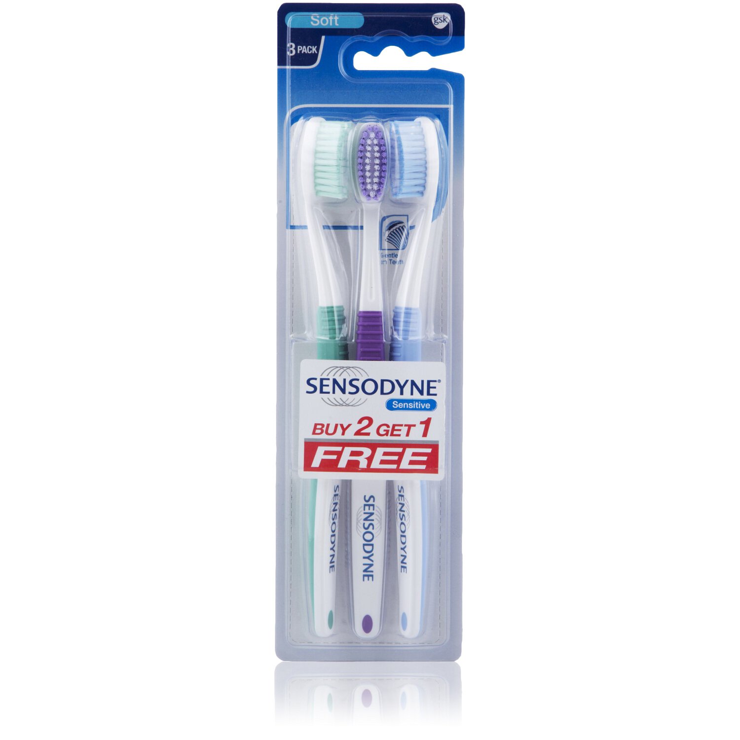Sensodyne Sensitive Toothbrush Buy 2 + 1 pack