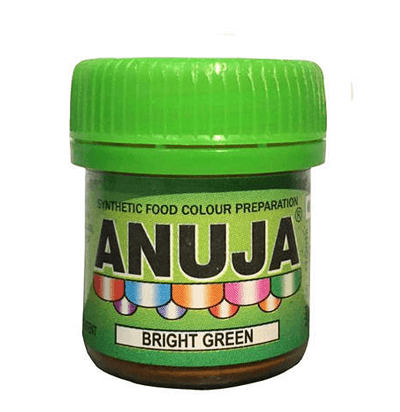 ANUJA SYNTHETIC FOOD COLOUR PREPARATION BRIGHT GREEN