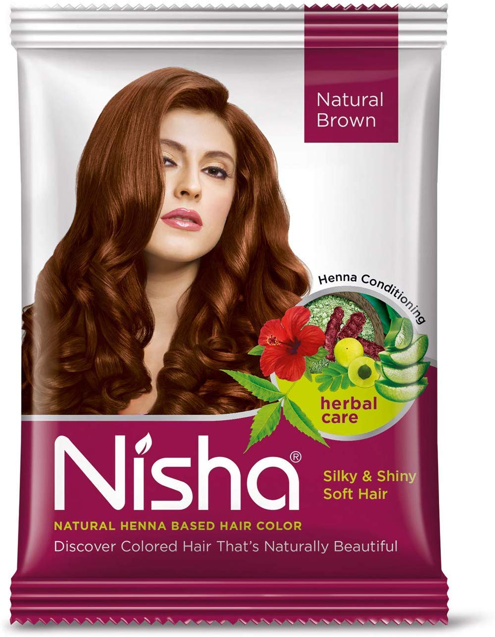 NISHA NATURAL HEENA BASED HAIR COLOR NATURAL BROWN