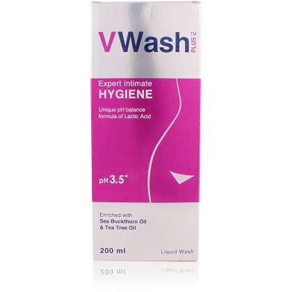 V wash enriched with sea buckthorn tea tree oil