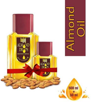 Bajaj almond 500ml free 50 ml bajaj almond oil