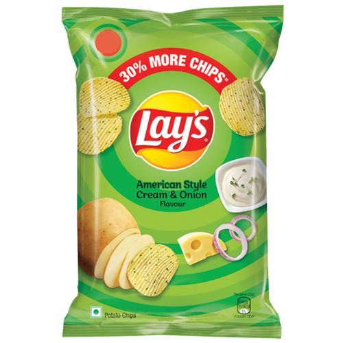 Lay's American style cream  & onion flavour