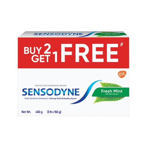 Sensodyne fresh mint BUY 2 get 1 FREE