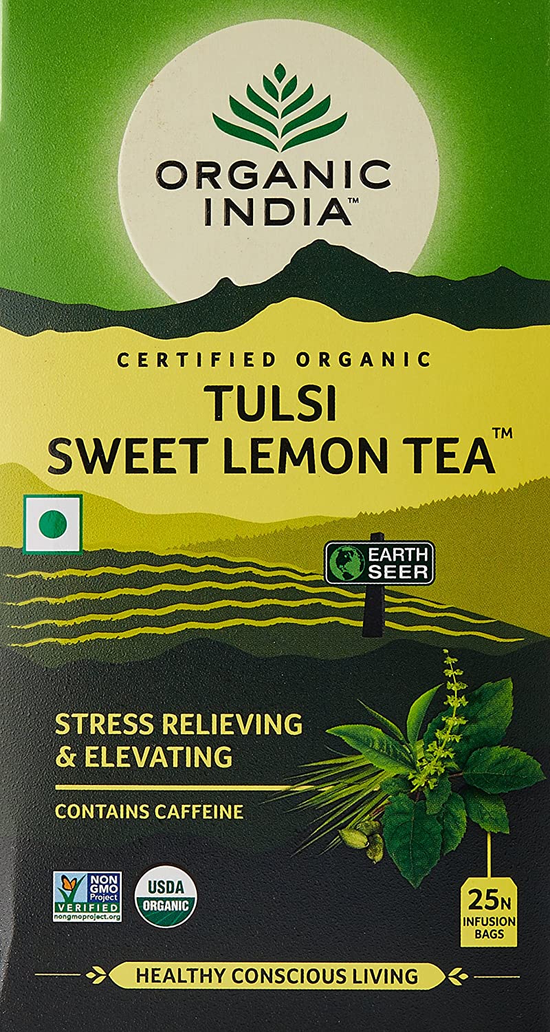 Organic india tulsi sweet lemon tea 25bag
