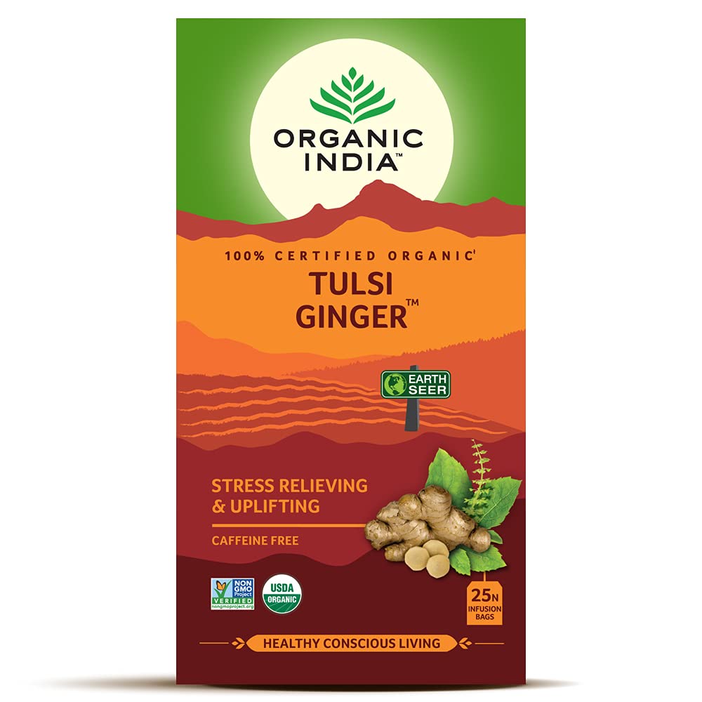 Organic india tulsi ginger tea 25 bag