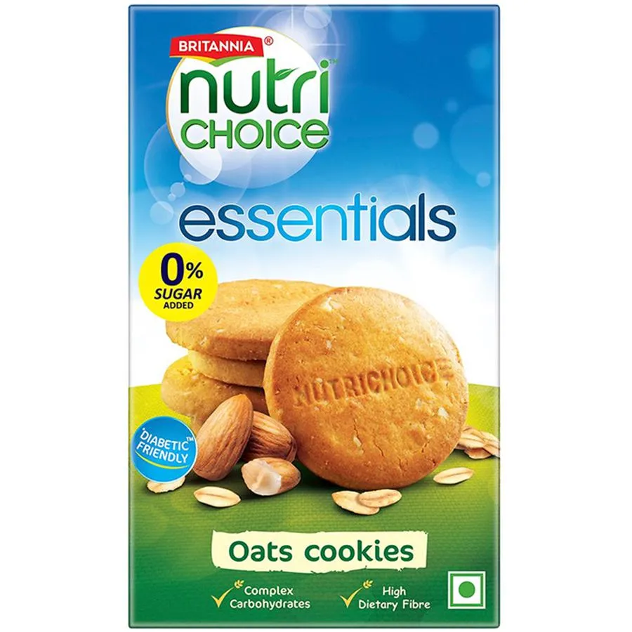 Britannia nutri choice essentials oats cookies