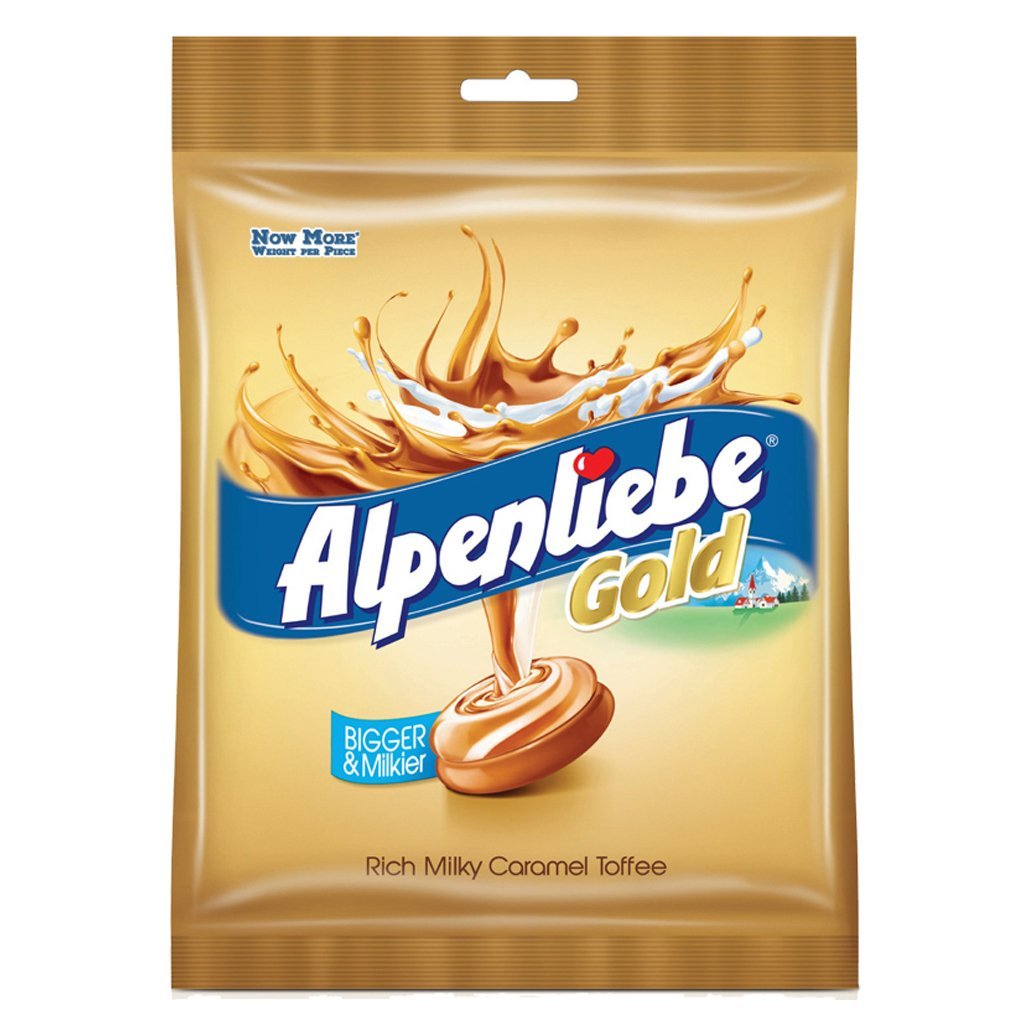 Alpenliebe gold caramel toffee  flavour