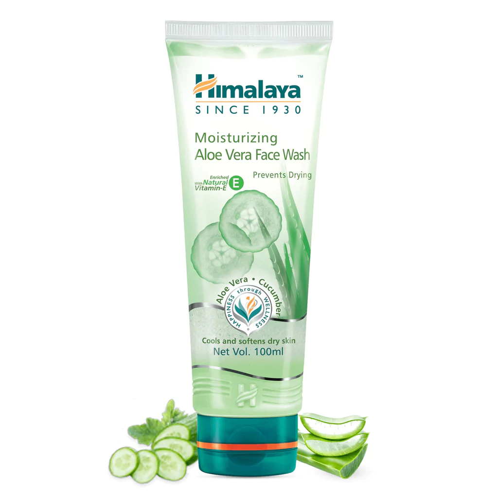 Himalaya moisturizing aloe vera face wash