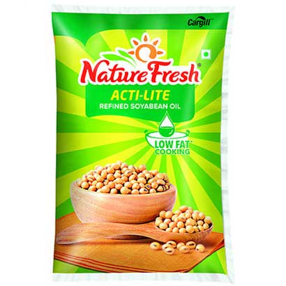 Nature fresh soya bean oil pouch