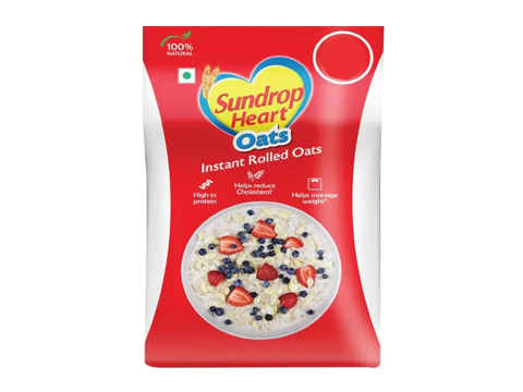 Sundrop heart plain oats