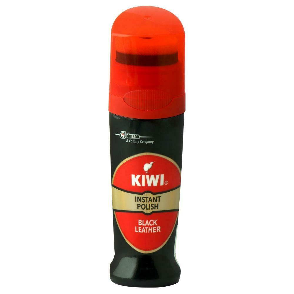 Kiwi Black Leather Instant Shine Wax