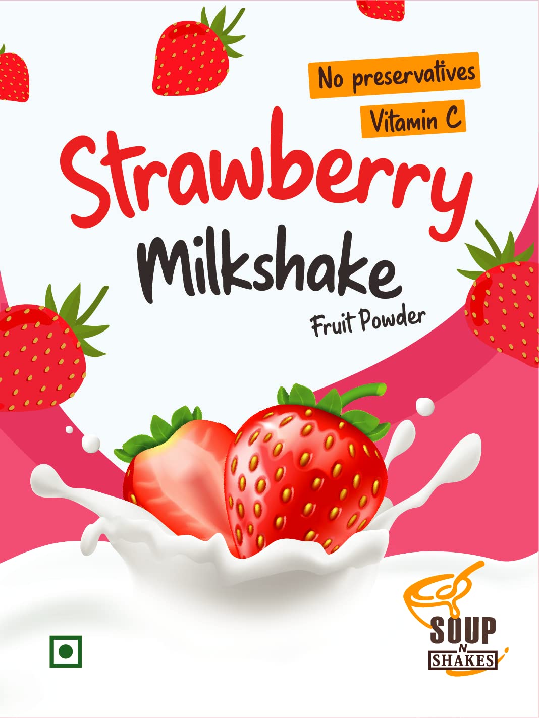 SOUP N SHAKES strawberry Milkshake Powder