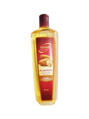 Nihar Naturals Almond Non Sticky Hair Oil 140 Ml