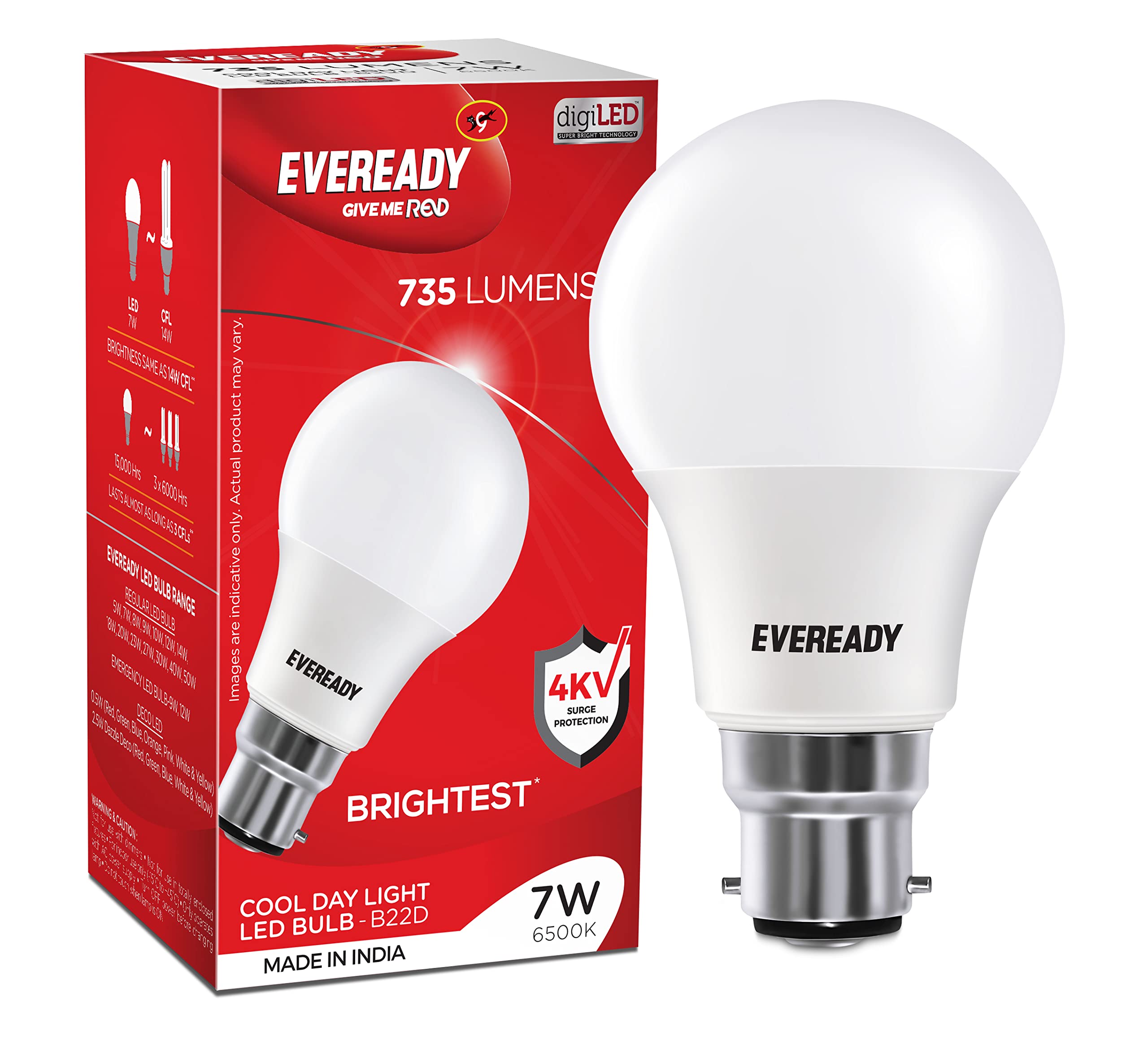 Evereday led bulb 7 watt
