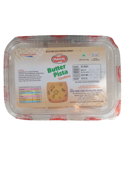 Mayur Butter Pista Cookies